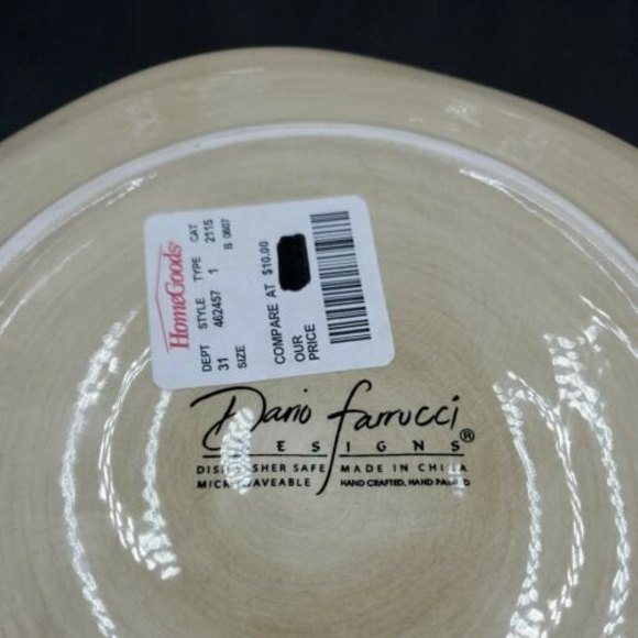 Dario Farrucci Designs Fruitions Plates Plum Square & Round Pear Plate Set of 2 - Picture 4 of 6